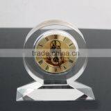 Hot Transparent Round Glass Antique Desk Clock thumbnail-2