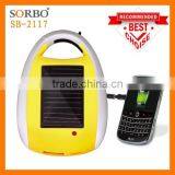 SORBO Consumer Electronic Portable Power Bank for Mobile Phone,Multi-function Solar Charger With LED Torch Light China Supplier thumbnail-3