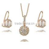 220651 Fashion Jewelry Noble Jewelry Wedding Diamond Necklace Set