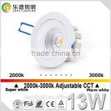 New Design13W 15W Sharp COB Downlight Ra99 CCT Adjustable LED Downlight Price thumbnail-1