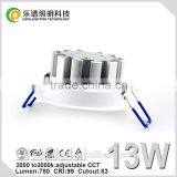 New Design13W 15W Sharp COB Downlight Ra99 CCT Adjustable LED Downlight Price thumbnail-4