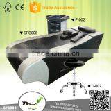 One Set of SPB008 Hair Washing Shampoo Bed With Stool and Trolley