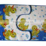 Double Printing Fabric Bath Mat