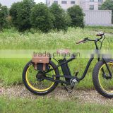 New style electric fat bike beach cruiser with lithium battery electric motorbikes for adults