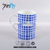 Classic Blue and White Porcelain Printing Milk Mug thumbnail-4
