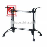 Cast iron legs, black paint, wrought iron dining tables, western restaurant table leg, Dining-room furniture