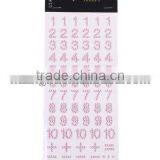 Diamante Number Smart and Kraft Decoration Number Sticker thumbnail-1