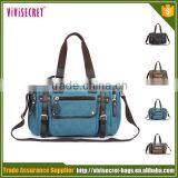 Customized Traveler Big Capacity Casual Canvas Messenger Bag For Men thumbnail-5