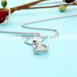 925 Sterling Silver Dancing Stone Pendant Jewelry SPG898W thumbnail-4