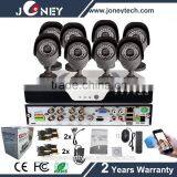 HD 2mp Bullet Camera 8ch H.264 Diy Security Camera Kit AHD DVR KIT 1080p