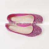 Diamond Decorated Dance Shoes Ladies Belly Shoes Women Ladies Flat Shoes Ballet Ballerina Shoe 2016 thumbnail-3