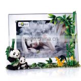 RORO Promotion bamboo crystal glass enamel photo frame picture frame