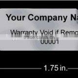 Books Label Sticker Tamper Evident Security Asset Label Sticker for Tracking thumbnail-4