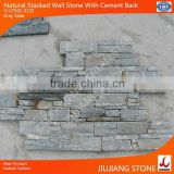 natural grey cement wall stone panels exterior veneer