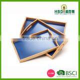 Best Buy Tray,Serving Tray, 3pcs Wood Serving Tray Wholesale thumbnail-3