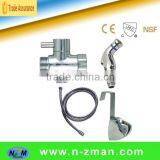 Toilet Diaper Sprayer Handheld Bidet Shattaf With Adjustable Pressure Shut-off Valve