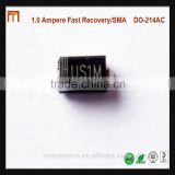 1.0A High Voltage Fast Recovery SMA DO-214AC Diode US1M