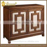 Rustic Antique Wooden Display Cabinet with doors