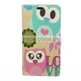 Silk Printing PU Leather Wallet Flip Card Slot Stand Case Cover for Samsung thumbnail-3