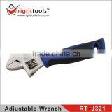 RIGHTTOOLS RT-J321 Professional Quality CR-V Adjustable SPANNER Wrench