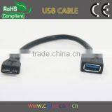 New Arrivals 3.0 Usb Cable Black 20 cm Micro Usb 3.0 Otg Cable Note3 S5 thumbnail-5