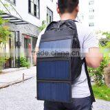 CE FCC ROHS Aproved 20W Waterproof Foldable Double Usb Output Portable Mobile Solar Panel Charger
