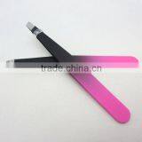 Manufacturers Stainless Steel 9.6cm 13g New Style Eyebrow Tweezers Makeup Tools thumbnail-2