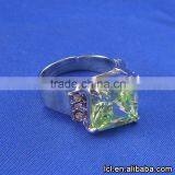 From China Emerald Stone Ring, Cheap Wedding Color Ring thumbnail-1