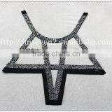New Fashion Design Big Hot Fix Rhinestone Collar, Women Beaded Collar thumbnail-5