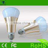 RGB full color changing LED bulb E27/B22 9W light with IR remote