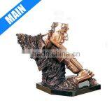 Resin Jazz Musician Head & Bust Figurine Statue, 11" thumbnail-1