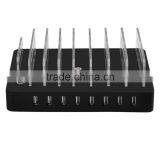 New Arrival Fashion VOXLINK Humanized Design 8-Port USB Charger With Transparent Bracket PSE Black thumbnail-3