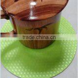 2015 Product Customized Size and Color Non-toxic EVA Material Recycled New Style Shaped Cheap Plastic Placemats and Coasters thumbnail-2