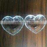 New Arrived Heart Shape Glass Candy Jar Crystal Glass Jar With Glass Lid thumbnail-3