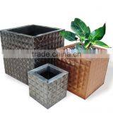 High Quality Best Selling Eco Friendly Square Zinc Flower Vase From Viet Nam thumbnail-1