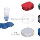 High Quality Clear Plastic Promotional PVC Cup Coaster thumbnail-1