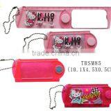 Promotional Plastic Custom Logo Folding Mirror With 6 Inch Ruler thumbnail-1