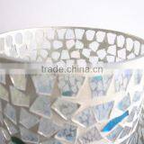 Blue&white Ocean Theme Mercury Electroplated Glass Containers Good Quality Candle Canister for Summer Holiday thumbnail-3