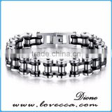 Punk Style Stainless Steel Mens Biker Bracelets Bicycle Motorcycle Chain