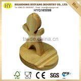 Unfinished Costom Hot Sale Wooden Phone Holder thumbnail-2