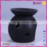 Factory Direct Sale Matt Black Ceramic Oil Burner thumbnail-2