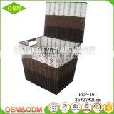 Excellent Quality Customized Cheap Colored Plastic Woven Basket of Dirty Laundry thumbnail-1