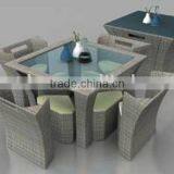 rattan table and chair