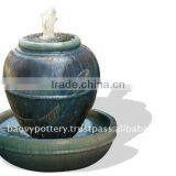 Ceramic fountain, ceramic water feature QT