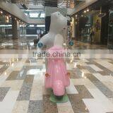 FRP Bear Statue Sculpture Riding Motorcycle thumbnail-4