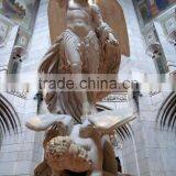 High Quality Hand-made Marble Archangel Michael Statue for Sale thumbnail-2