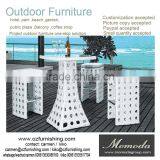 9178 Experience Eco-friendly Indoor Wicker Dining Sets Customized Outdoor Furniture Patio PE Wicker Rattan Garden Dining Set thumbnail-1