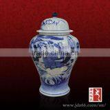 Antique Style Excellent Quality Blue and White Porcelain Ginger Jars for Home Storage thumbnail-2
