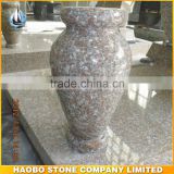 Haobo Natural Granite Vase For cemetery ,tombstone accessories