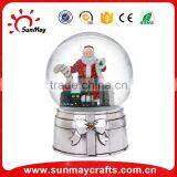 Polyresin Santa and Snowman Snow Globe for Christmas Ornaments Gifts thumbnail-5